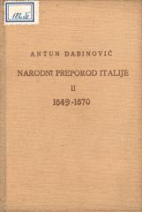 Narodni preporod Italije I-II