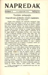 Napredak: Naučno-pedagoška smotra, XV. tečaj